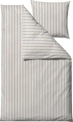 Södahl Rúmföt 140x200 Flow cloud grey