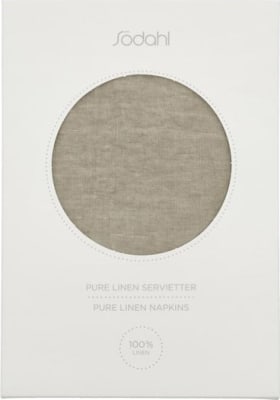 Södahl Servíettur 2stk Pure Linen nature