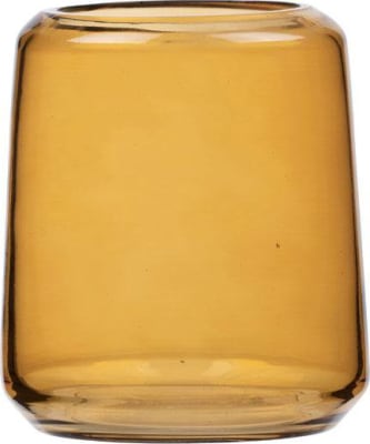 Södahl Tannburstaglas gler Vintage amber