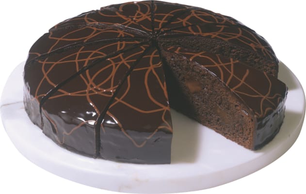 Súkkulaðikaka 12 sneiðar Ø: 24 cm. 1 kg. Erlenbacher