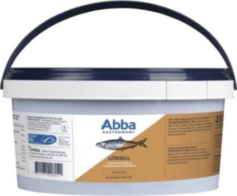Síld marineruð með lauk 2,5 kg. Abba