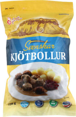 Sænskar kjötb. fr, fulleldað