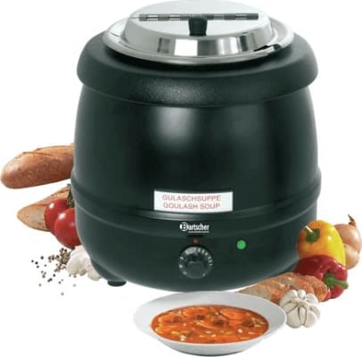 Súpupottur rafmagns með loki – 9 ltr