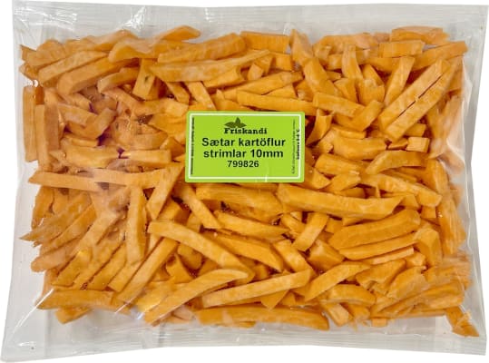 Sætar kartöflur strimlar 10mm - Sérpöntun