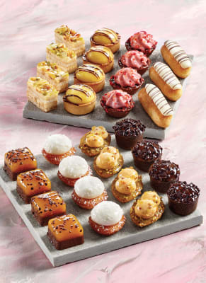 Sætir bitar Petit fours aquarelle 48stk 665g (4pk/ks)
