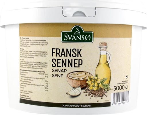 Sætt sinnep franskt 5kg
