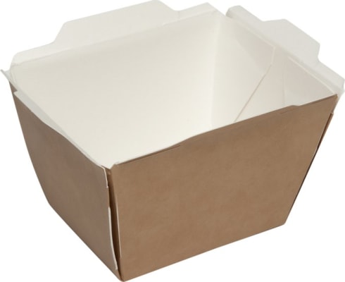 Salatbakki úr pappír 500stk 500ml (small tray)