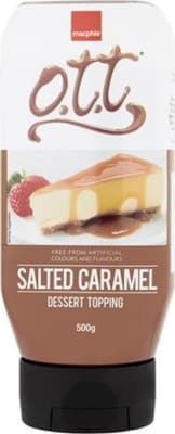 Saltkaramellu Dessert Sósa