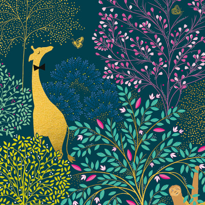 Sara Miller-Gjafak 138x138mm.Giraffe