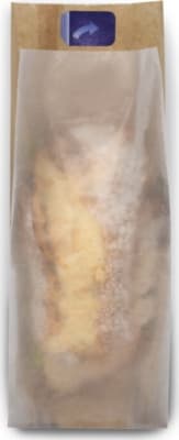 Samlokupoki Large Snack bag 50/50 glassine 21,5x7,5/6x13cm