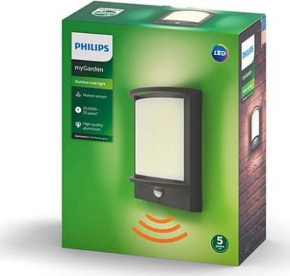 Samondra IR veggljós Antracite 1 x 12W IP44
