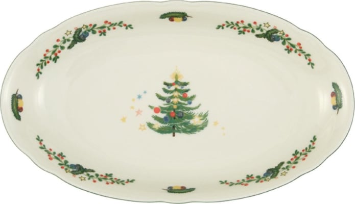 Seltmann Marie Luise Christmas fat oval 23,5x14cm