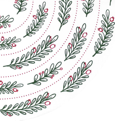 Serv. Christmas tree twigs 33×33(12)