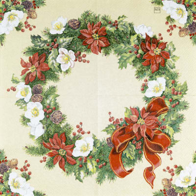 Serv. Christmas wreath 25×25 (12)