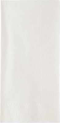 Servíettur 3ja laga 40x40cm brotnar hvítar 1000stk