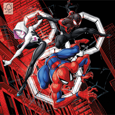 Servíettur Spiderman 20stk 33×33 (12)