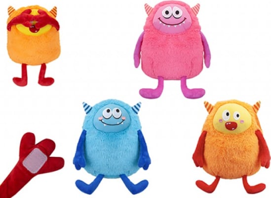 Shy Monster Bangsi 30cm. 3-teg  (6/24)