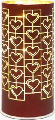 Sirius Frida gler stjaki vínrauður 15cm