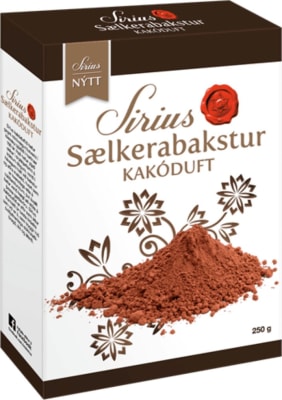 Sirius kakóduft 250 gr
