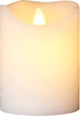 Sirius Sara hleðslukerti 10,5cm - hvítt