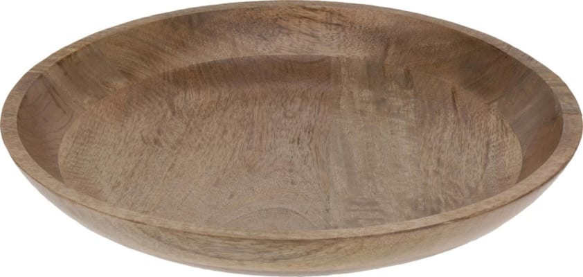 Skál Ø: 40x7cm mango viður