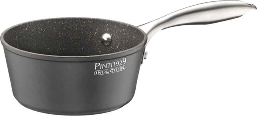 Skaftpottur Stone black non stick – 16 cm
