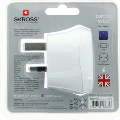 Skross Europe to United Kingdom Breytir