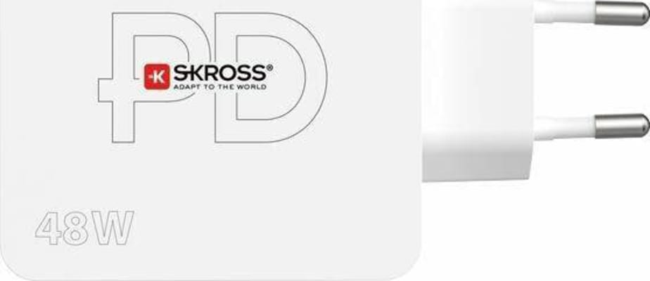 Skross Hleðslutæki með USB-C(PD) og USB-A 48W + USB-C snúra
