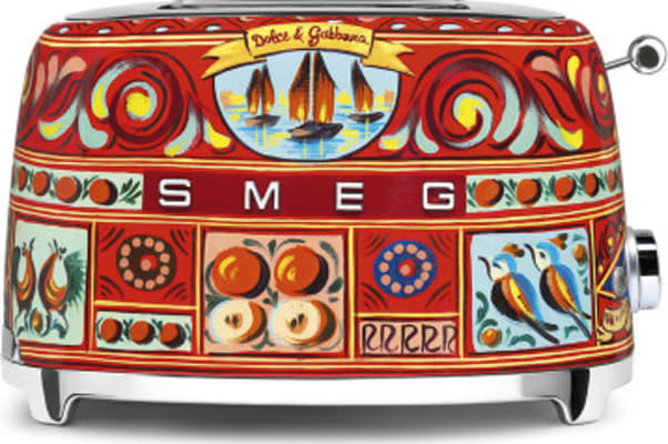 Smeg Brauðrist fyrir 2 sneiðar - Dolce & Gabbana