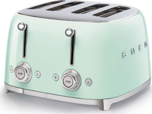 Smeg Brauðrist fyrir 4 sneiðar - Pastel græn