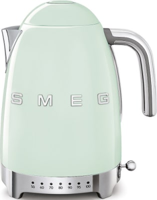 Smeg hraðsuðuketill með hitastýringu - Pastel grænn.