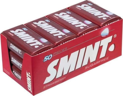 Smint strawberry dós