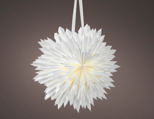 Snowflake Stjarna 60cm. Warm white (12)