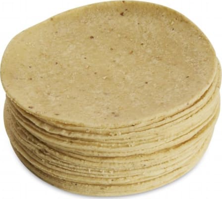 Soft corn tortilla 4" 10cm 6x36stk