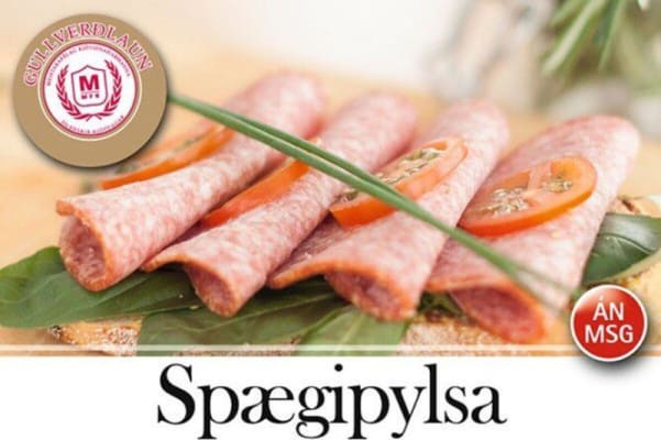Spægipylsa sneiðar 200g/pk