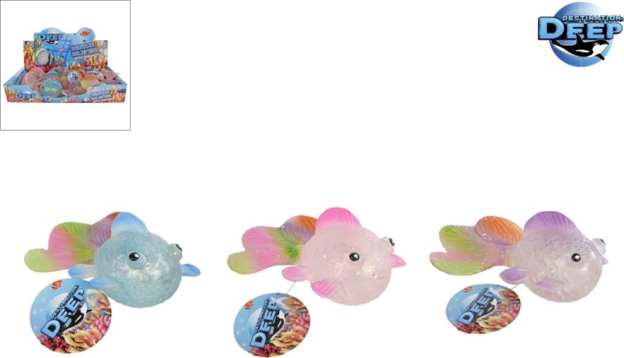 Squeeze-Goldfish 6-lit  6cm Displ-12