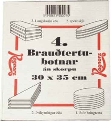Stór brauðtertubrauð fín 800g
