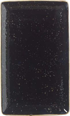Steelite Craft ferkantaður diskur 27 x 17 cm - Liquorice