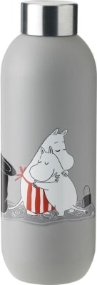 Stelton Keep Cool flaska 0.75L Moomin light grey