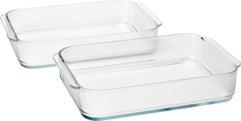 Stelton Pilastro eldföst mót 33x20,5cm Glær 2 stk