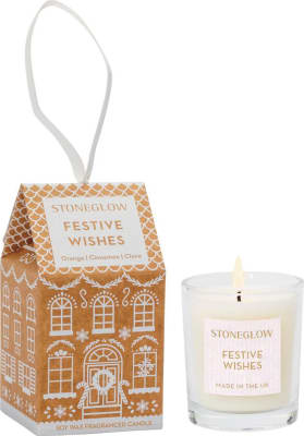 Stoneglow Ilmkerti Festive Wishes 15h - Orange, cinnamon & clove