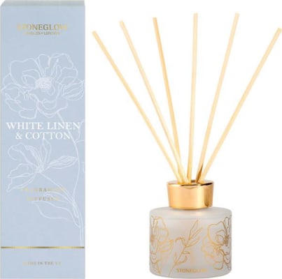 Stoneglow Ilmstangir Day Flower - White Linen & Cotton