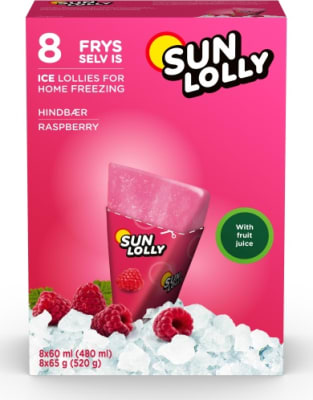 Sun Lolly Hindberja 8x60ml