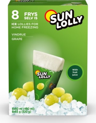 Sun Lolly Vínberja 8x60ml