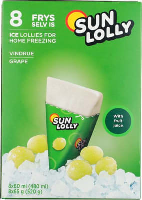 Sun Lolly Vínberja 8x60ml
