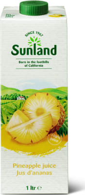 Sunland Ananassafi, 100% safi