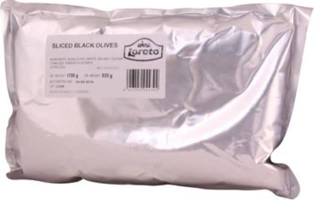 Svartar ólífur sneiddar 1,7kg (10stk/ks)