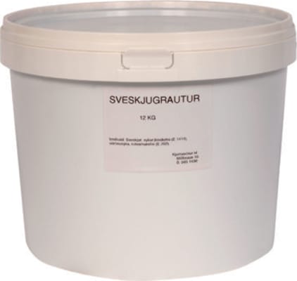 Sveskjugrautur fata 11kg