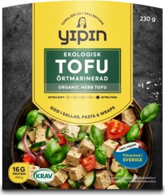 Tófú Jurtakryddað Lífrænt 230g Vegan