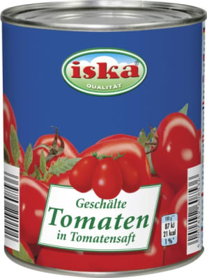 Tómatar afhýddir 12X800g